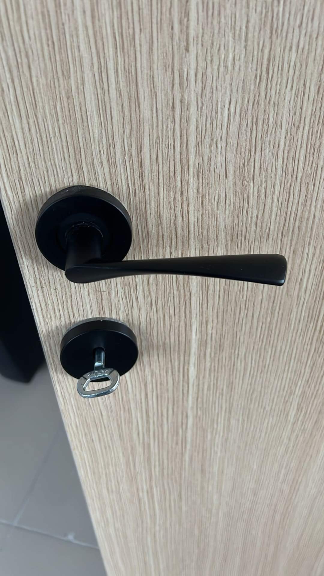 Bravo Rozet Siyah Kapı Kolu