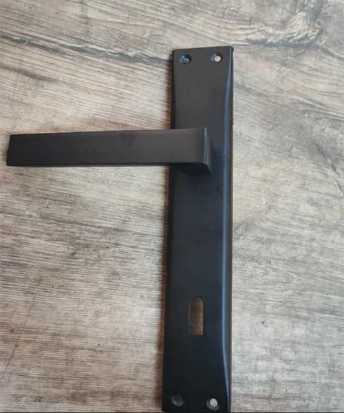 Lama Siyah Aynalı Kapı Kolu